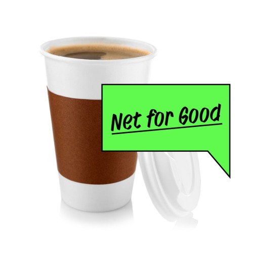 Net for Good - The picture shows a coffee to go cup