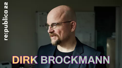 Porträtfoto von re:publica-Sprecher Dirk Brockmann