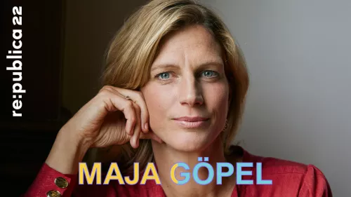 Porträtfoto der #rp22-Sprecherin Maja Göpel