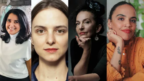 Fotos von Schiwa Schlei, Julia Boxler, Güner Balcı und Ciani-Sophia Hoeder