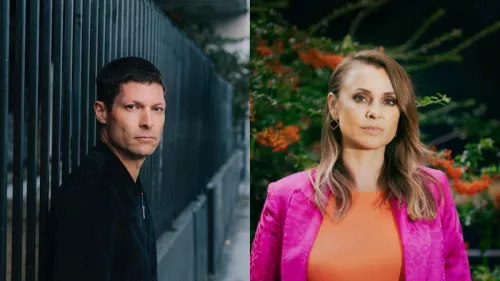 Foto von Ronen Steinke und Jagoda Marinić. 