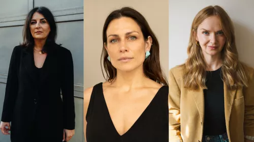 Foto von Düzen Tekkal, Kristina Lunz und Shila Behjat