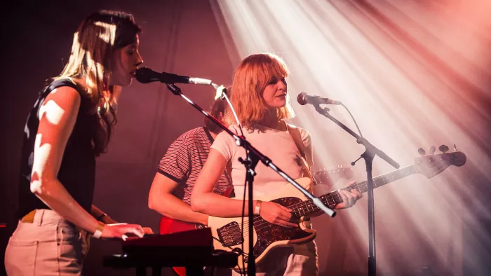 Die Band „Children“ auf der Bühne der re:publica 2018.