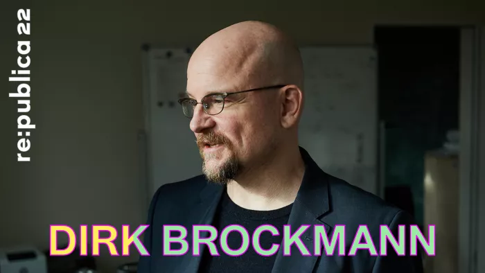 Porträtfoto von re:publica-Sprecher Dirk Brockmann