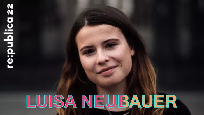 Porträtfoto von #rp22-Sprecherin Luisa Neubauer