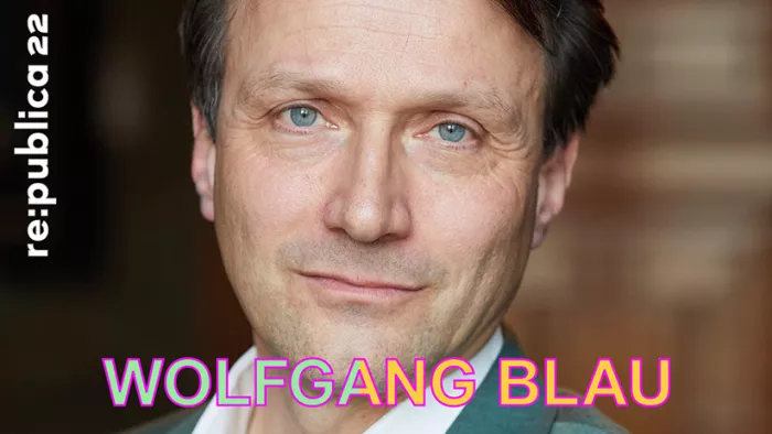 Poträtfoto von #rp22-Sprecher Wolfgang Blau