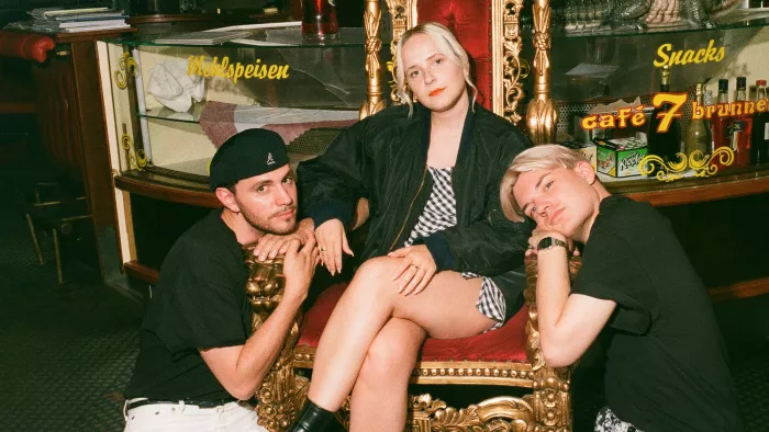 Daniel, Verena und Franz von der Galerie Arschgeweih