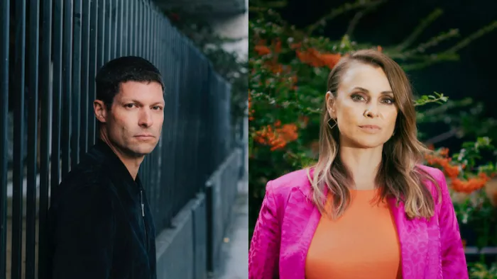 Foto von Ronen Steinke und Jagoda Marinić. 