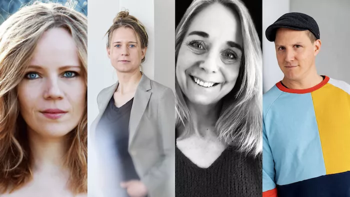 Das Foto zeigt Sarah Bosetti, Maren Urner, Annette Dowideit und Sebastian23