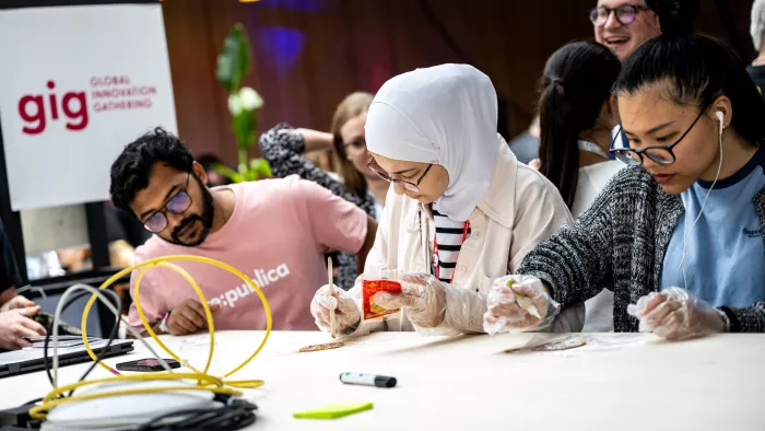 Foto des Makerspaces auf der re:publica 2026