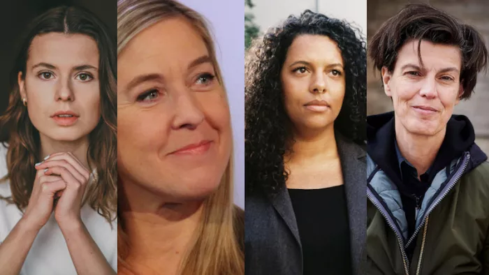 Foto von Constanze Kurz, Alice Hasters, Luisa Neubauer und Carolin Emcke 