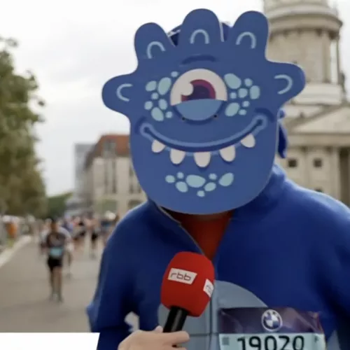 Justus beim Marathon Berlin