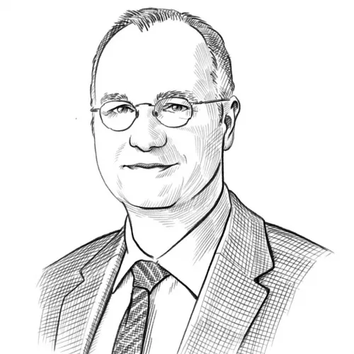 Bleistiftzeichnung von Christian Richter.