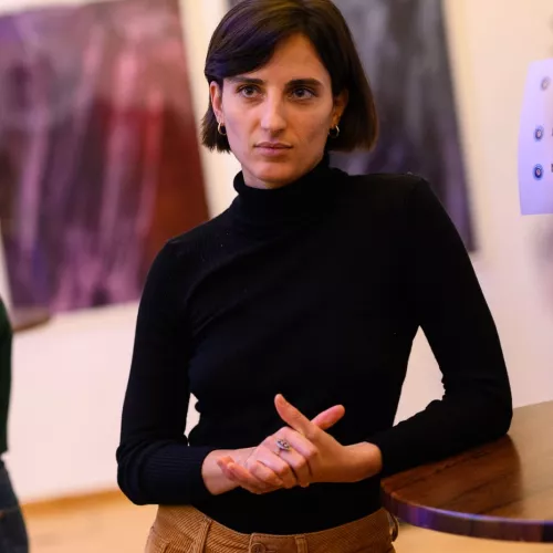 Julia Tappeiner, Journalistin, spricht über Konstruktiven Journalismus beim Zeit Forum Wissenschaft